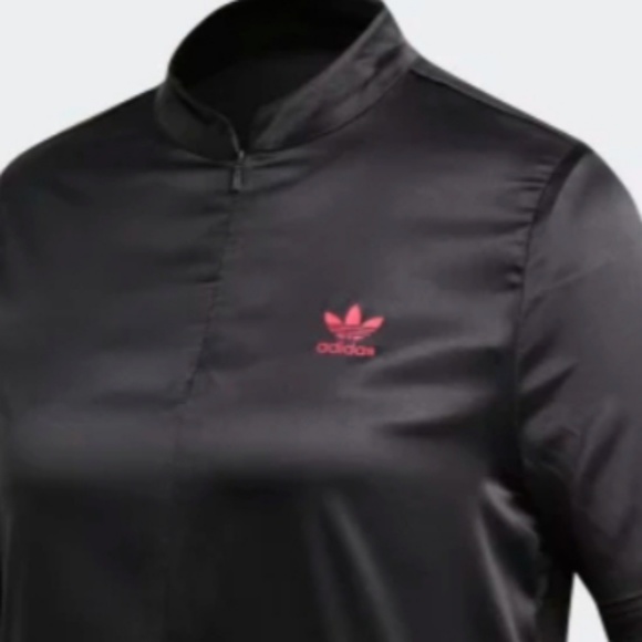 Black ADIDAS LEOFLAGE TEE DRESS Size: Medi… - Picture 7 of 8